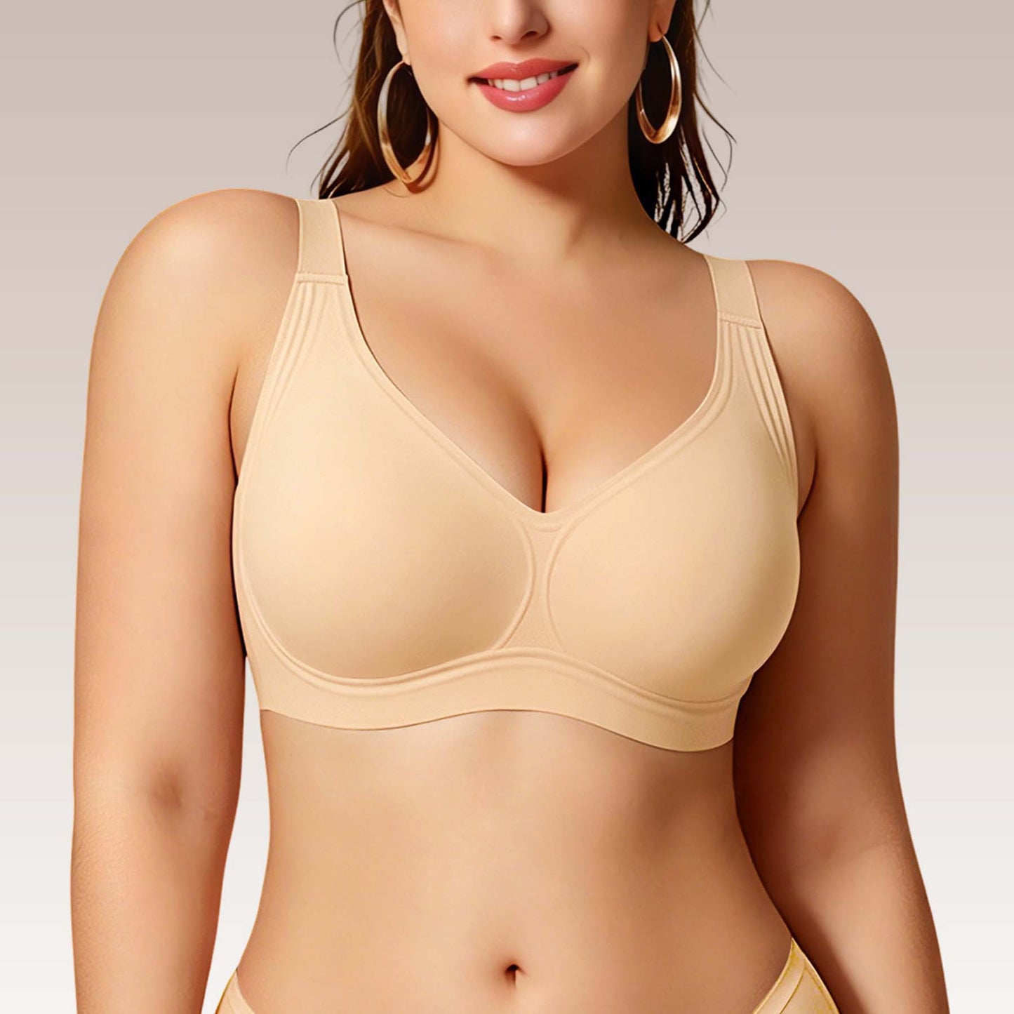 Comfortable Wireless Full Coverage Bra