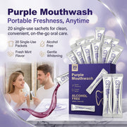 Purple Mouthwash for Oral Hygiene