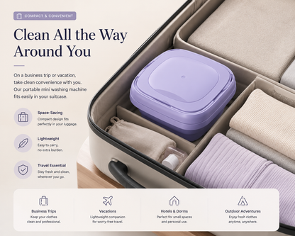 Foldable Portable Mini Washing Machine