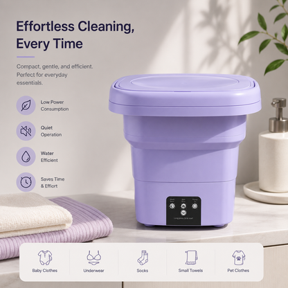 Foldable Portable Mini Washing Machine