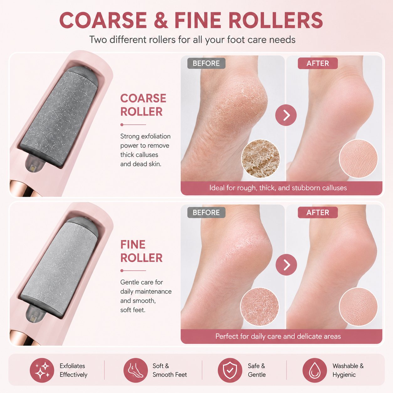 Rechargeable Electric Foot Callus Remover