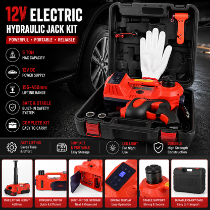 QuickLift Digital Electric Car Jack