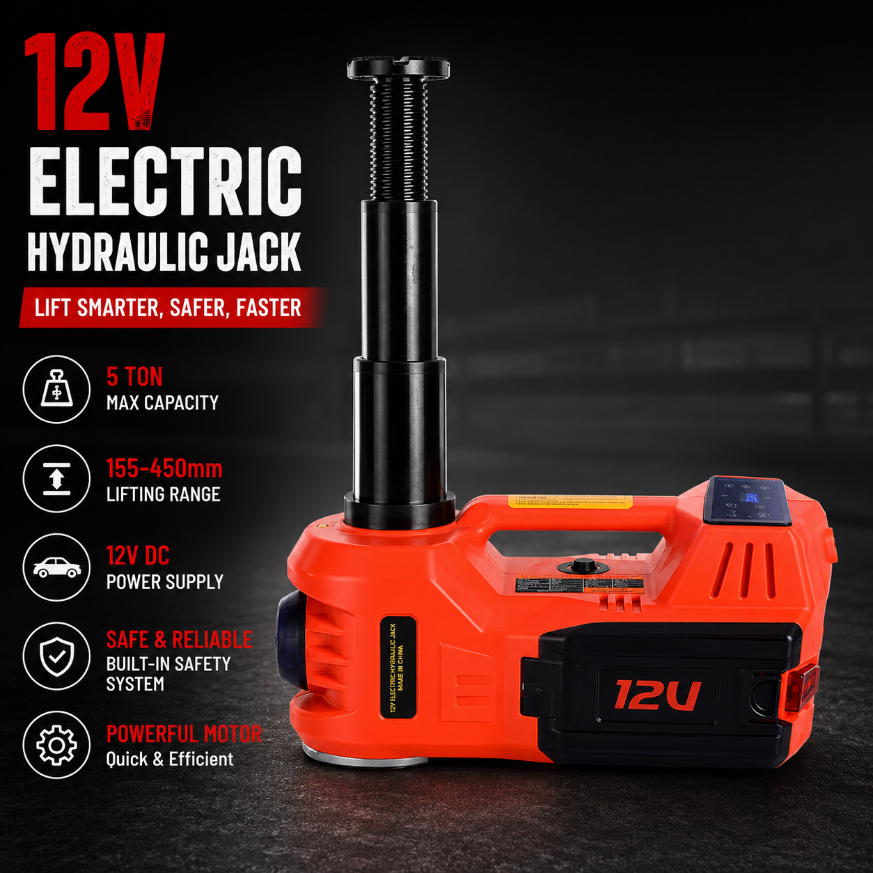 QuickLift Digital Electric Car Jack