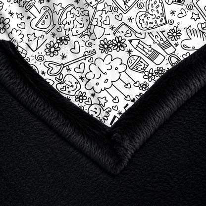Coloring Blanket with Markers