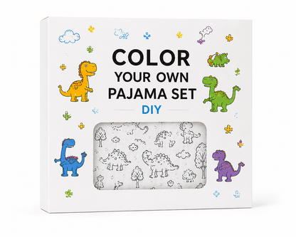 Color Your Own Dinosaur Pyjama Set for Boys