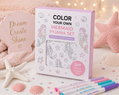 Color Your Own Dreamy Pyjama Set for Girls