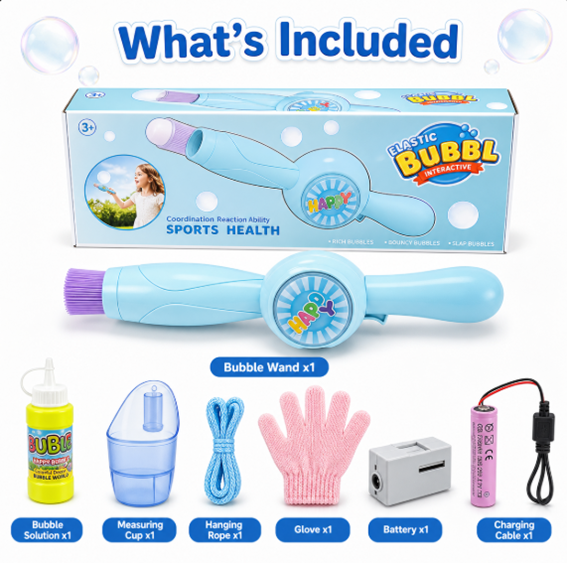 HappyBubbles Electric Bubble Wand