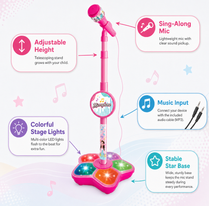 Kids Star Karaoke Microphone Set