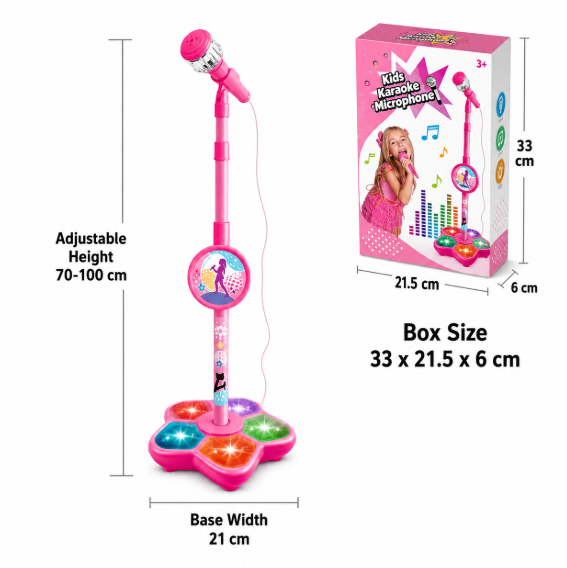 Kids Star Karaoke Microphone Set