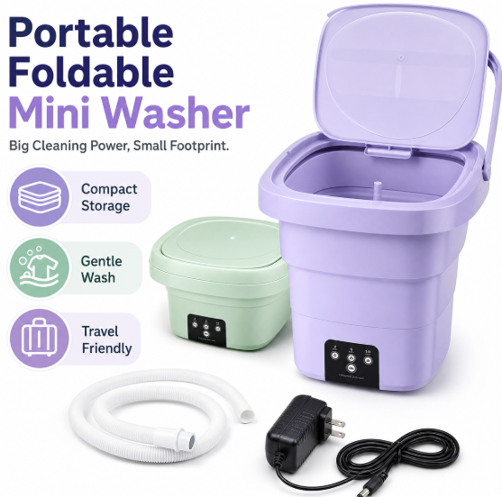 Foldable Portable Mini Washing Machine