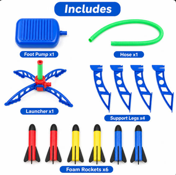 Flying Rocket Outdoor Adventure Set