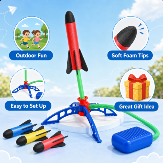 Flying Rocket Outdoor Adventure Set