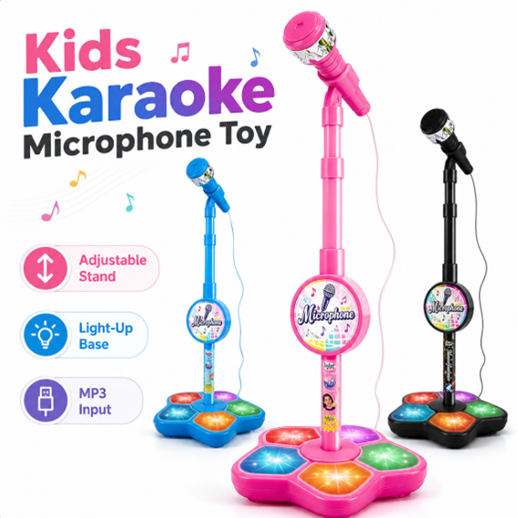 Kids Star Karaoke Microphone Set
