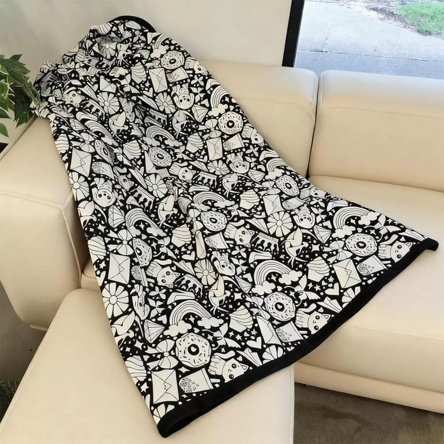 Coloring Blanket with Markers