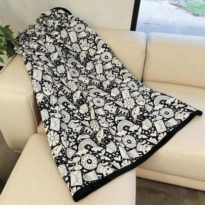 Coloring Blanket with Markers