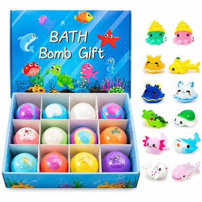 Kids Bath Bombs With Hidden Surprise Toys